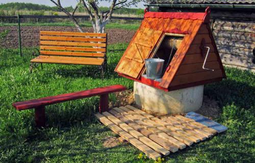 Как спрятать скважину на даче. Я в домике — интересные варианты, как закрыть скважину на даче декоративно и облагородить участок