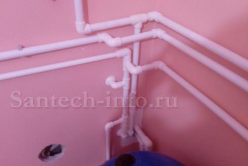 Разводка горячей и холодной воды. Типы трубных разводок