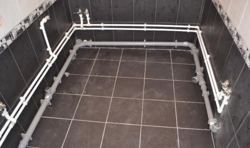 План разводки сантехники. Разводка труб в ванной: схемы подключения сантехники, этапы монтажа