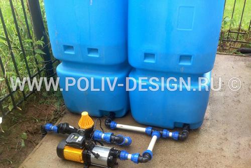 Насос для автополива из емкости. Виды 05