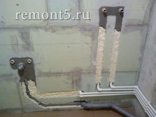 Разводка полипропиленовых труб в ванной. Выбор труб 01