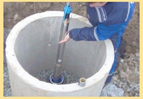 Как правильно опустить насос в скважину. Установка насоса в скважину