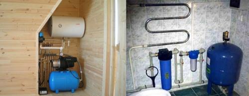 Как подключить поверхностный насос к гидроаккумулятору. Подключение гидроаккумулятора и реле давления к глубинному, погружному насосу