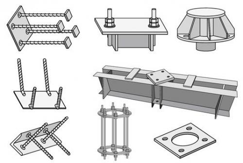 Как сделать закладные в фундаменте. Типы закладных деталей и особенности монтажа