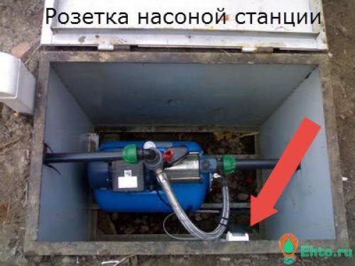 Электросхема подключения насосной станции. Как подключить насосную станцию частного дома к электропитанию